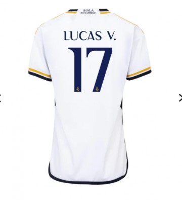 Lacne Ženy Futbalové dres Real Madrid Lucas Vazquez #17 2023-24 Krátky Rukáv - Domáci